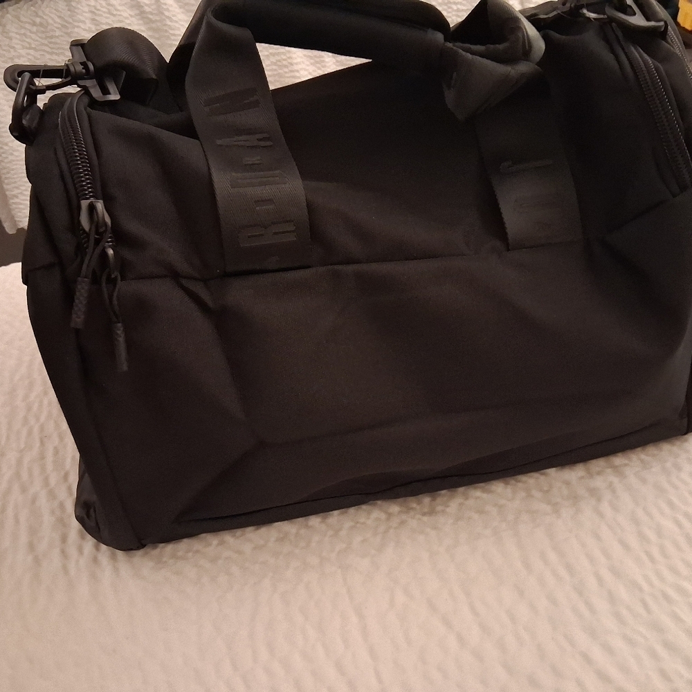 Jordan Black Duffel Bag with Red Logo - Picture 4 of 7